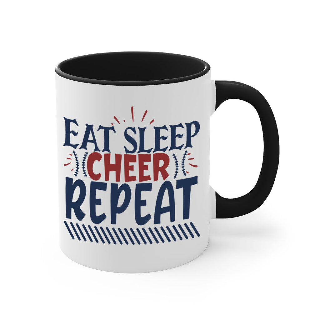 Eat sleep cheer repeat 1547#- football-Mug / Coffee Cup