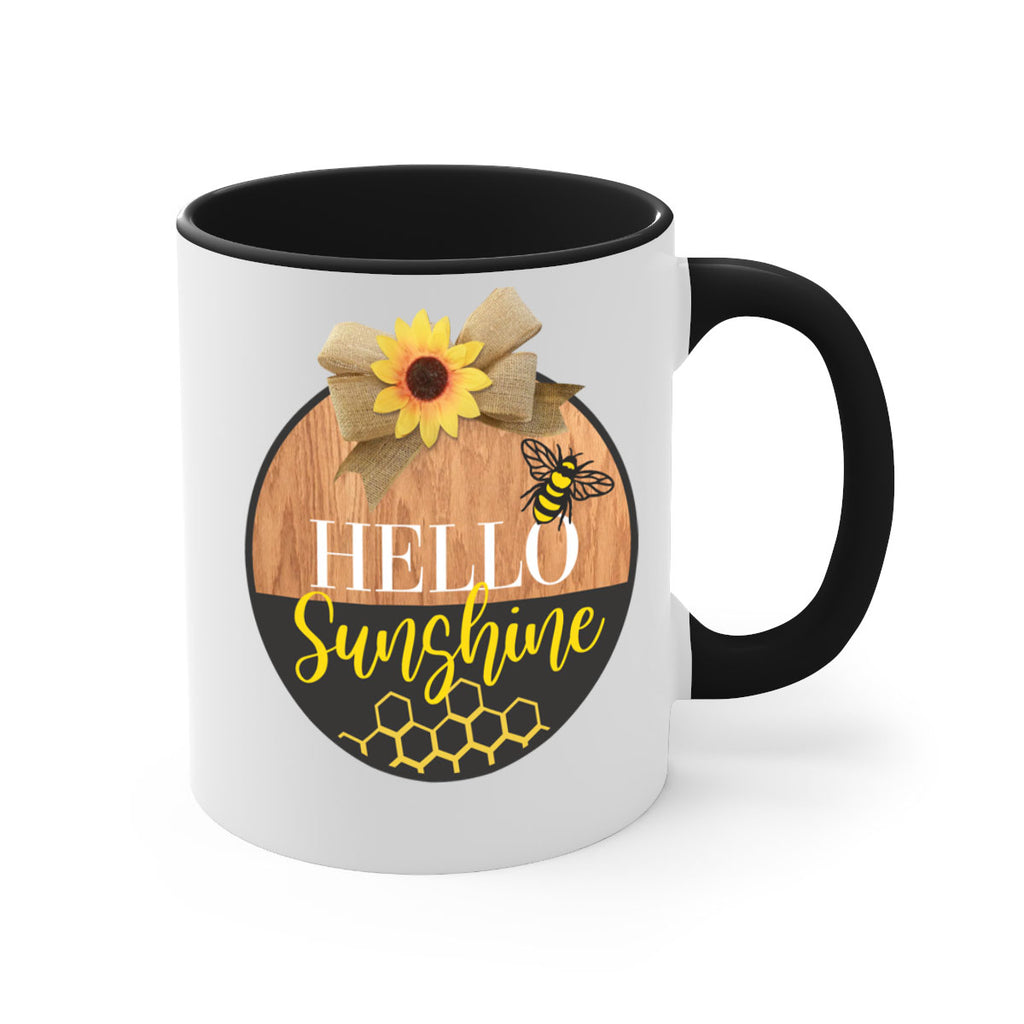 Hello Sunshine and bee Mockup215#- spring-Mug / Coffee Cup