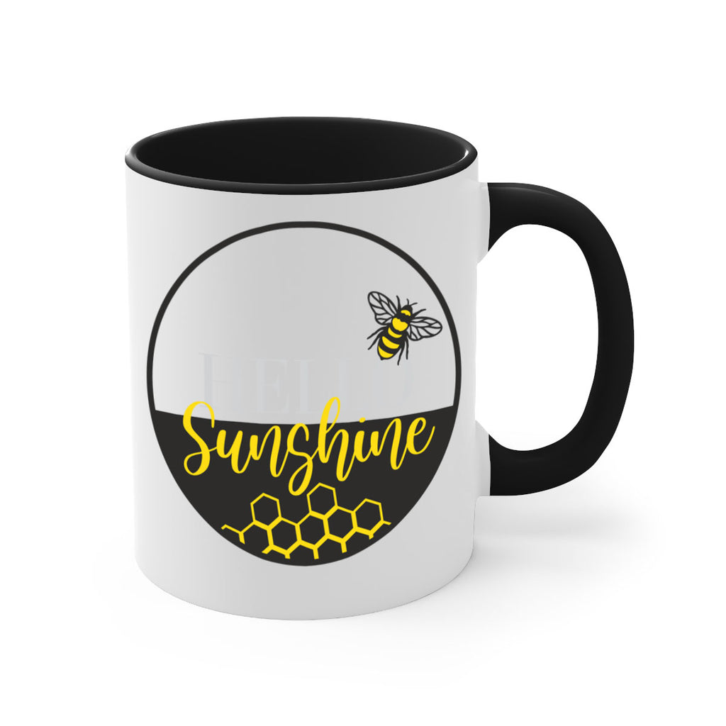 Hello Sunshine and bee216#- spring-Mug / Coffee Cup