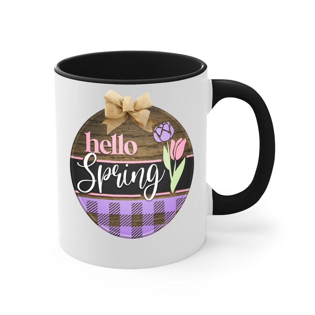 Hello spring plaid Mockup205#- spring-Mug / Coffee Cup