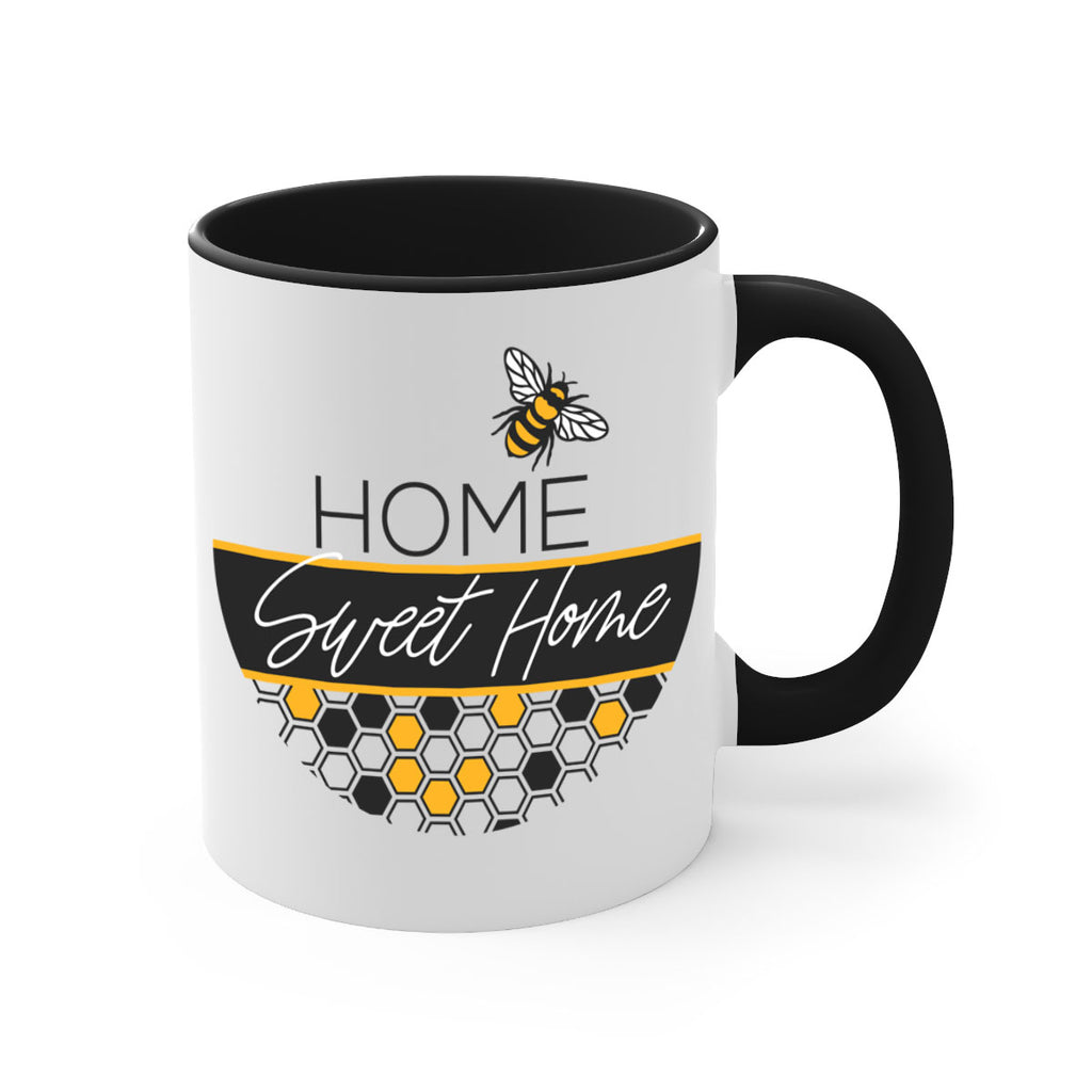 Home Sweet Home Bee and hive pattern243#- spring-Mug / Coffee Cup