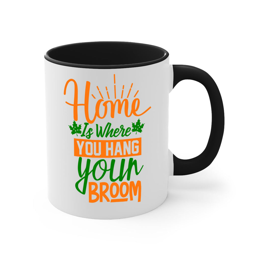 Home is Where You Hang Your Broom 314#- fall-Mug / Coffee Cup