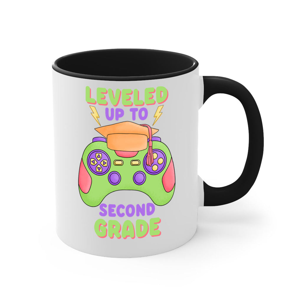 Leveled up to 2nd Grade 15#- second grade-Mug / Coffee Cup