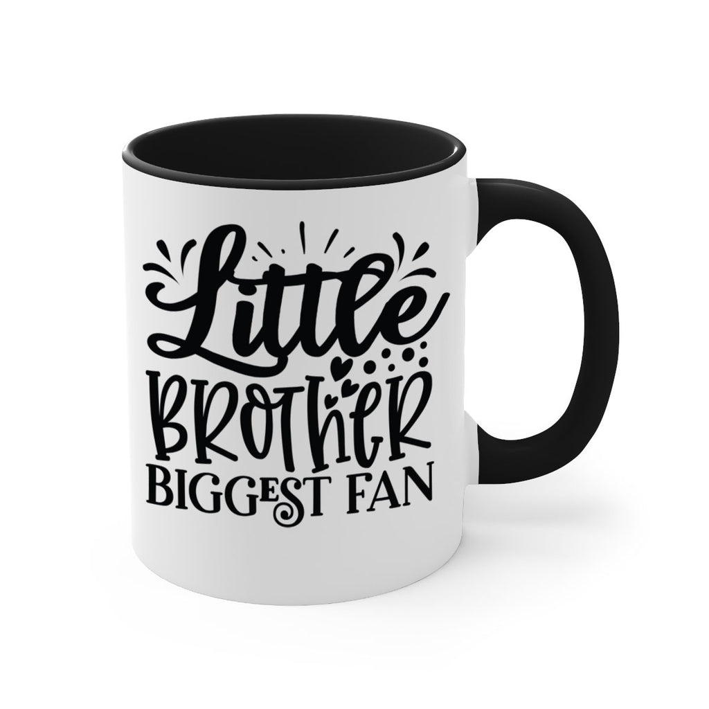 Little Brother Biggest Fan 2056#- baseball-Mug / Coffee Cup