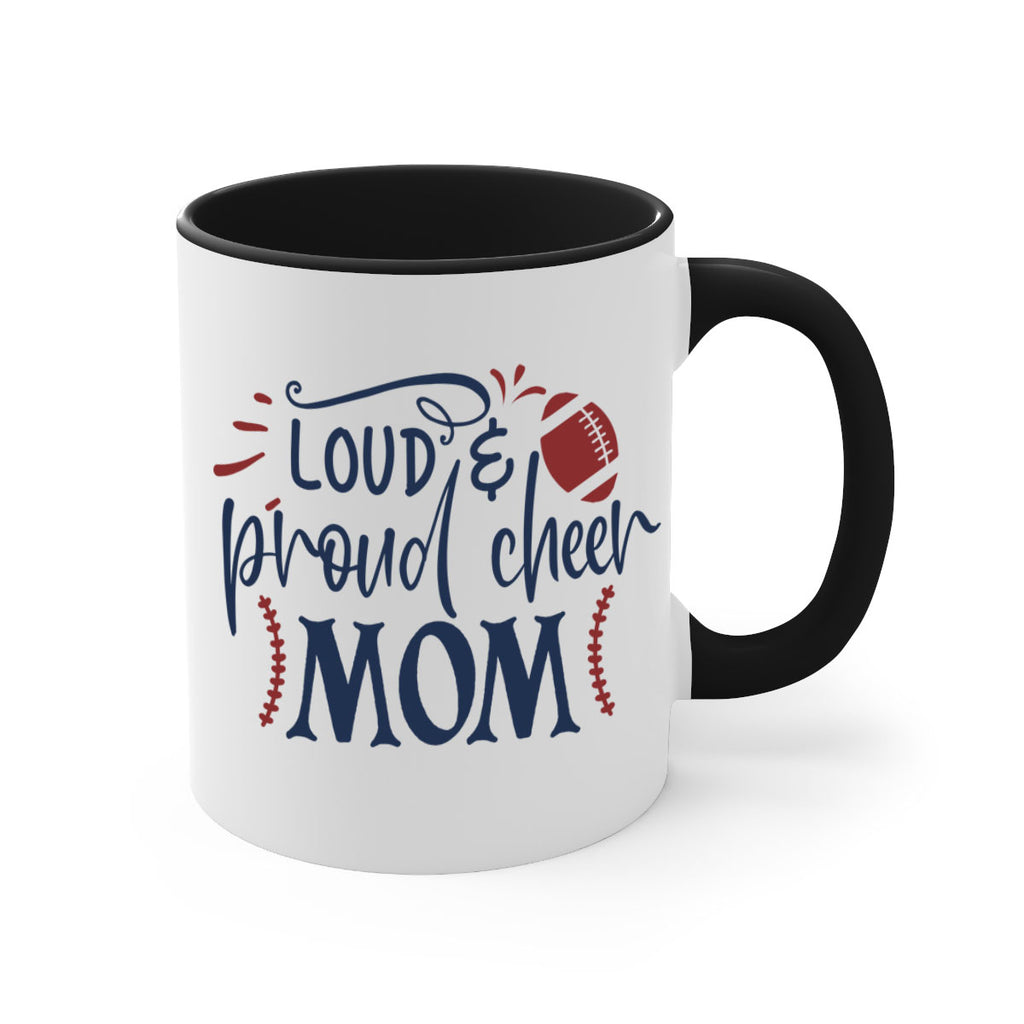 Loud proud cheer mom 1534#- football-Mug / Coffee Cup