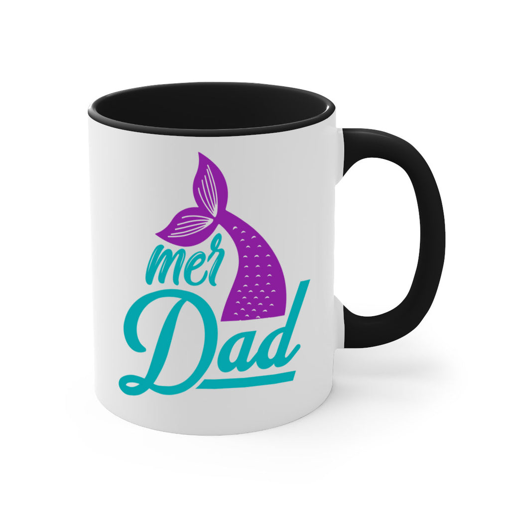 Mer Dad 325#- mermaid-Mug / Coffee Cup