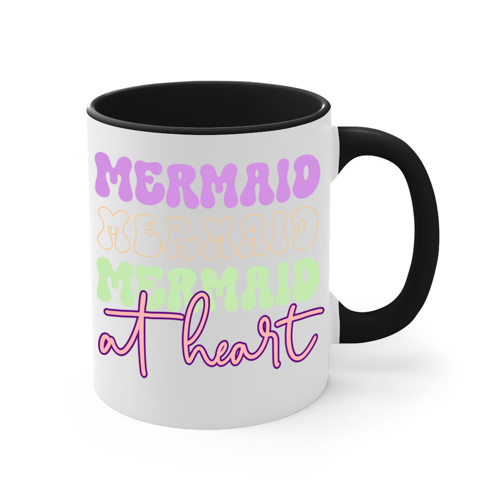 Mermaid At Heart 394#- mermaid-Mug / Coffee Cup