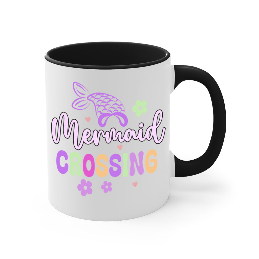 Mermaid Crossing 401#- mermaid-Mug / Coffee Cup