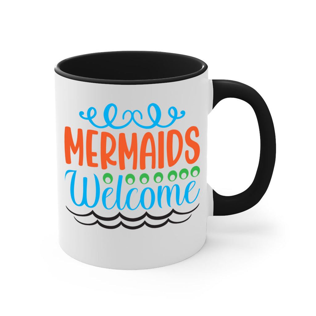 Mermaids Welcome 497#- mermaid-Mug / Coffee Cup