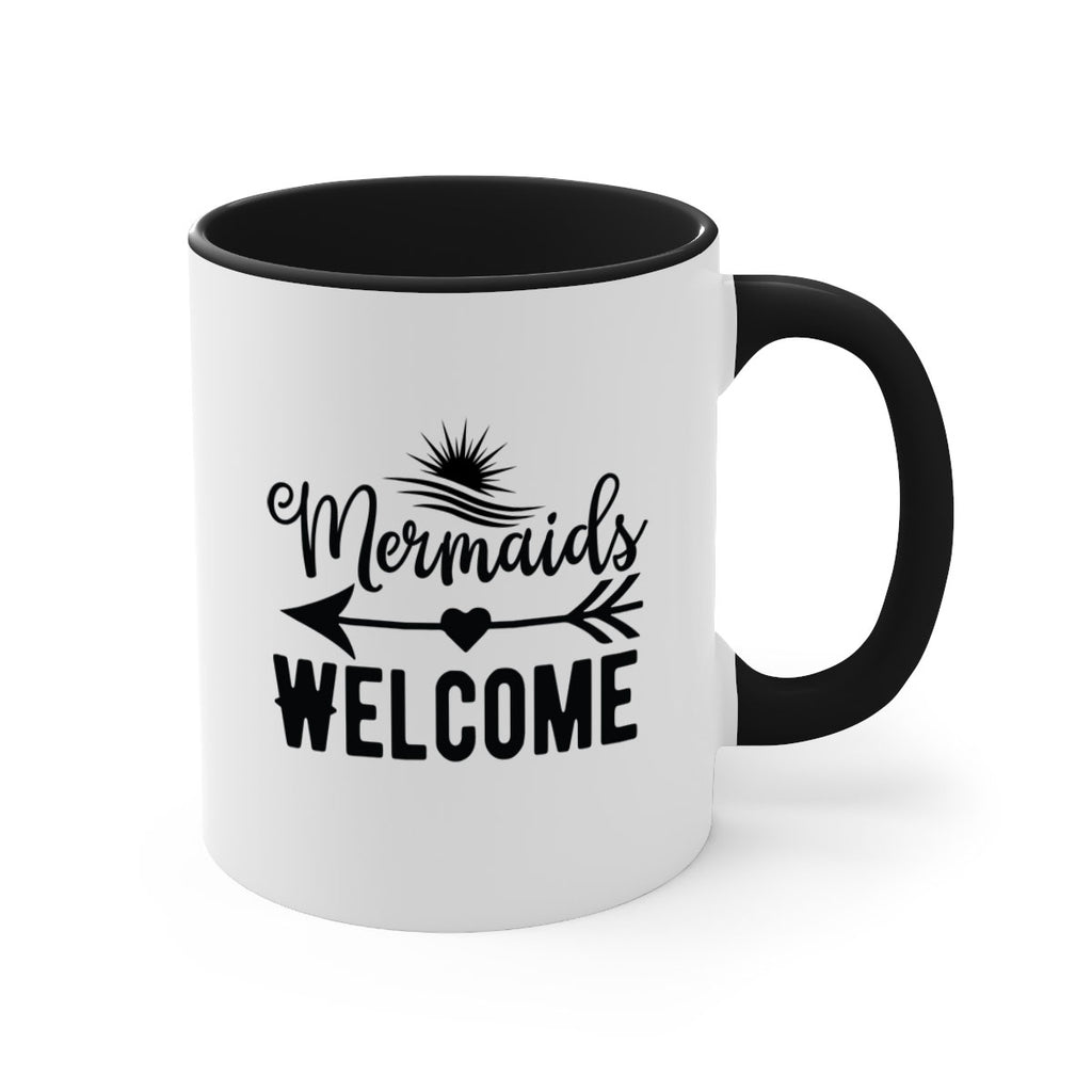 Mermaids Welcome 500#- mermaid-Mug / Coffee Cup