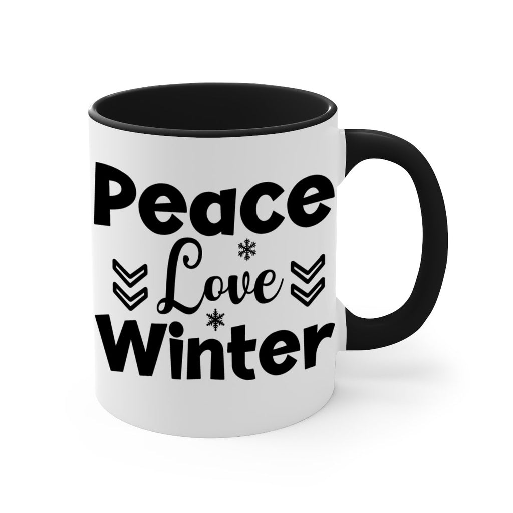 Peace Love Winter333#- winter-Mug / Coffee Cup