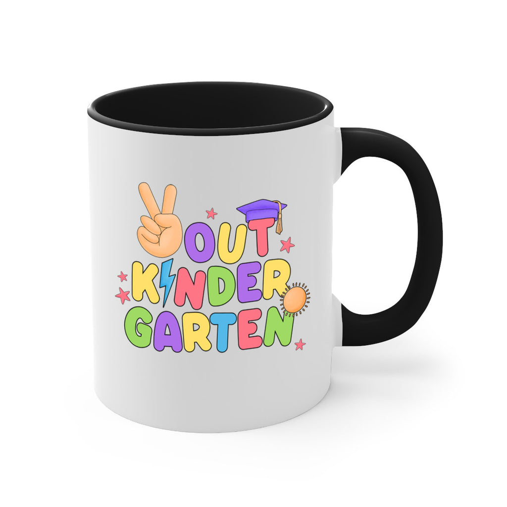 Peace Out Kindergarten Peace Hand 14#- Kindergarten-Mug / Coffee Cup
