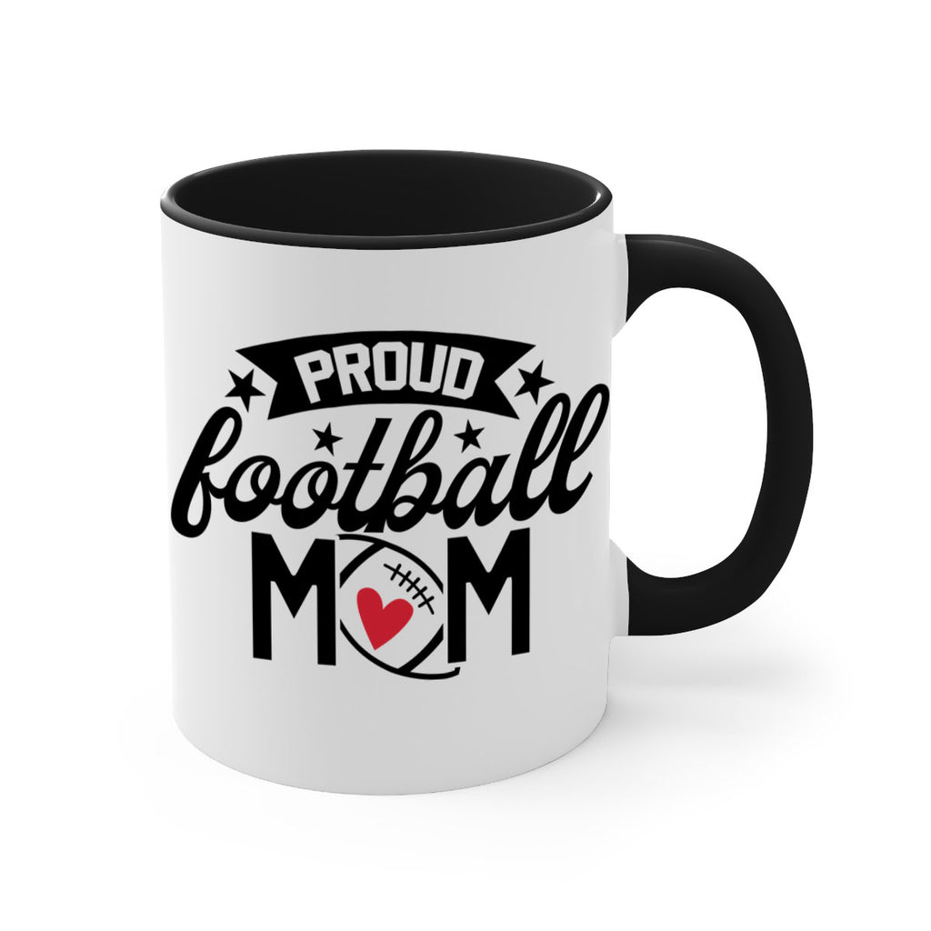 Proud football mom 563#- football-Mug / Coffee Cup