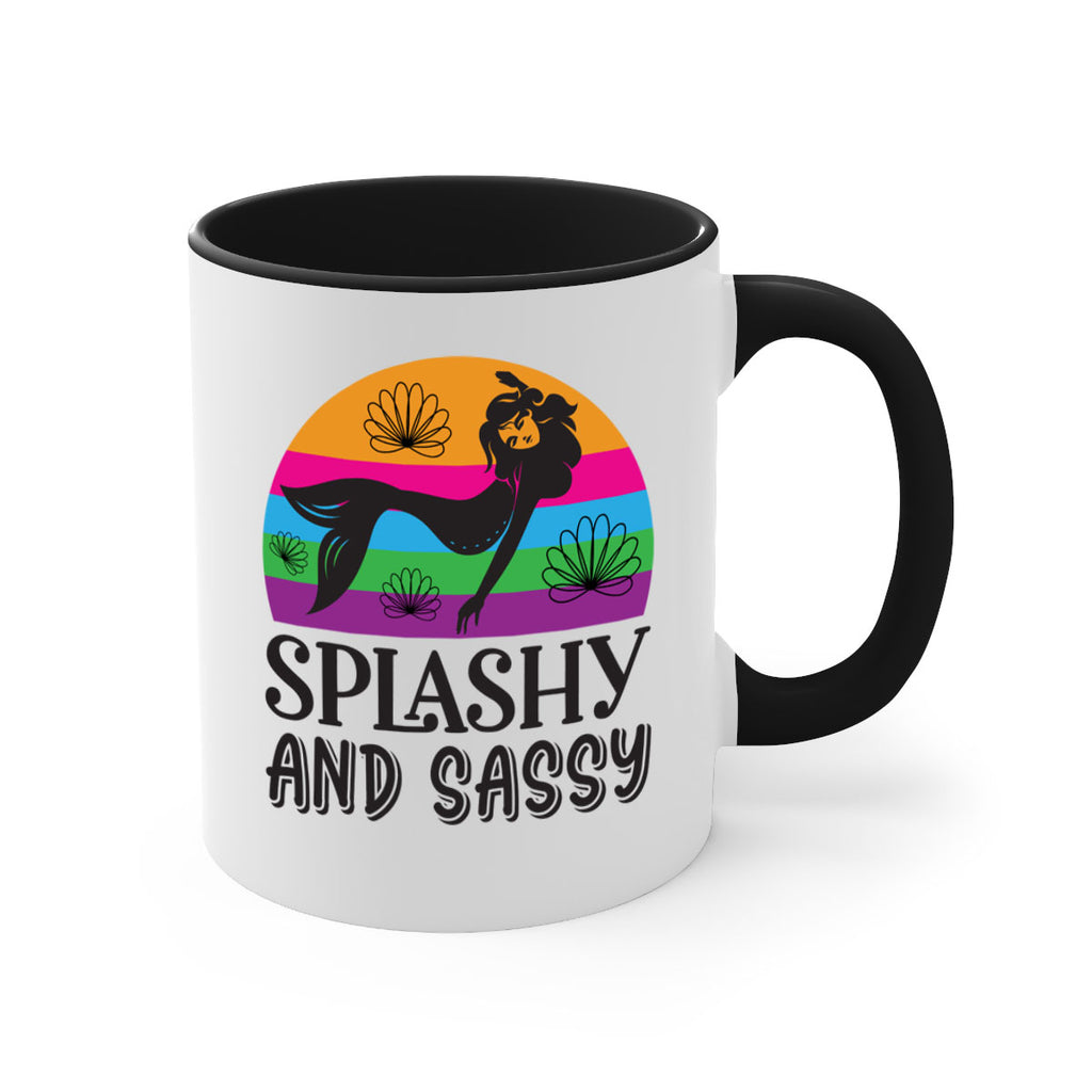 Splashy and sassy 623#- mermaid-Mug / Coffee Cup