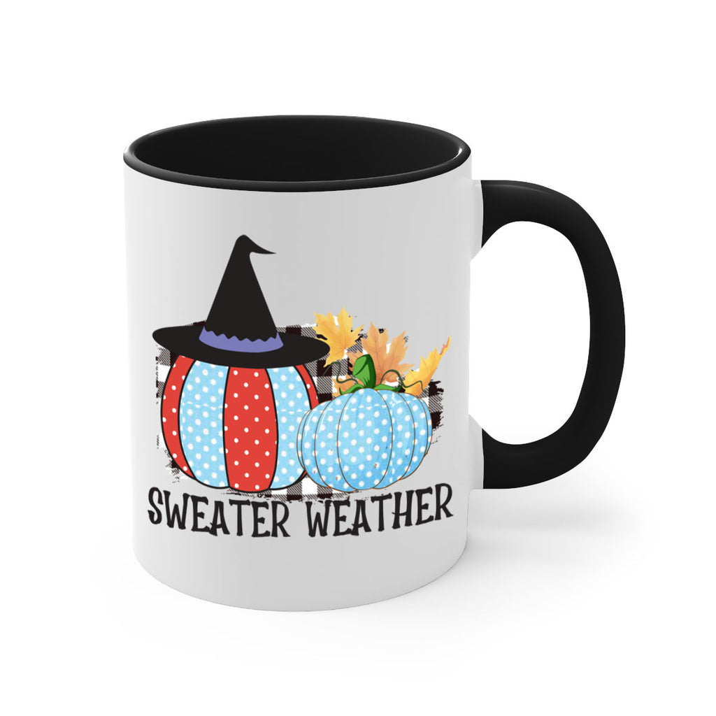 Sweater Weather Pumpkin Gnome 586#- fall-Mug / Coffee Cup