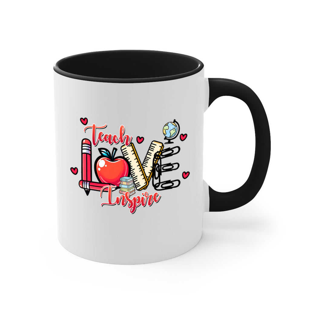 Teach Inspire Valentine 16#- teacher-Mug / Coffee Cup