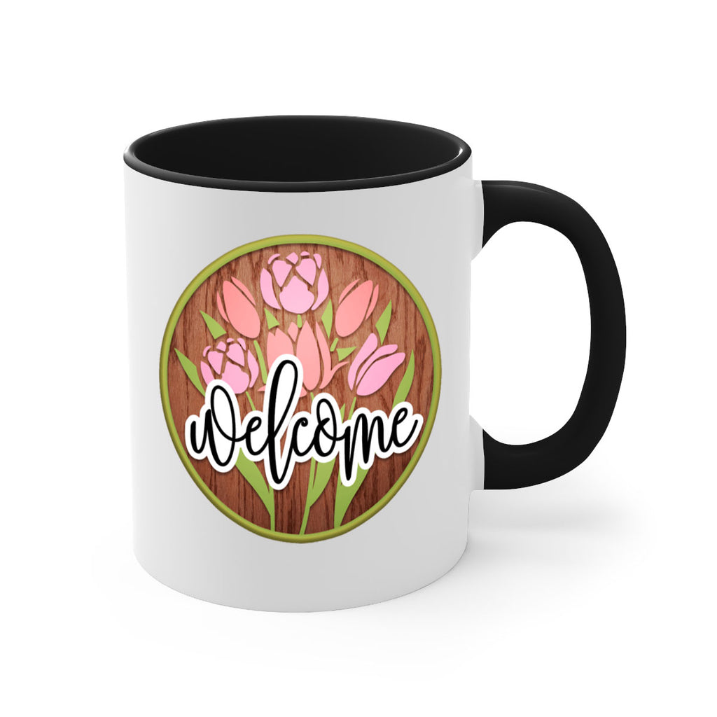Welcome flowers bouquet Mockup570#- spring-Mug / Coffee Cup