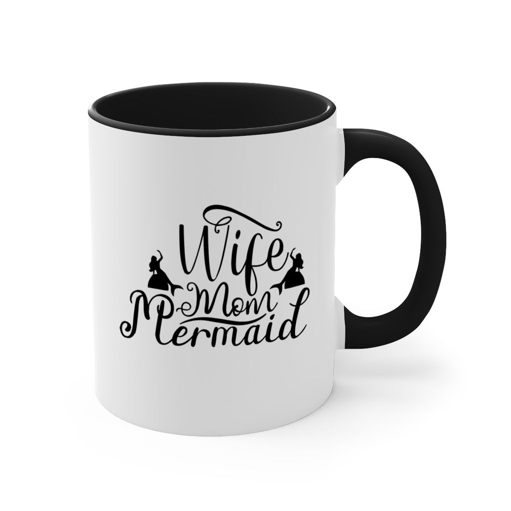 Wife Mom Mermaid 671#- mermaid-Mug / Coffee Cup