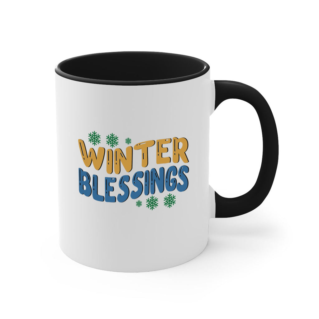 Winter Blessings 547#- winter-Mug / Coffee Cup