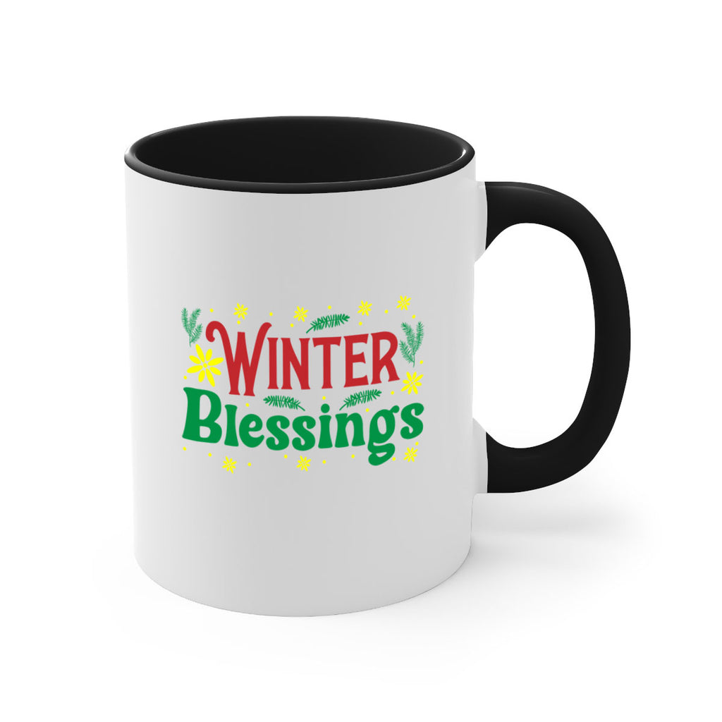 Winter Blessings 548#- winter-Mug / Coffee Cup