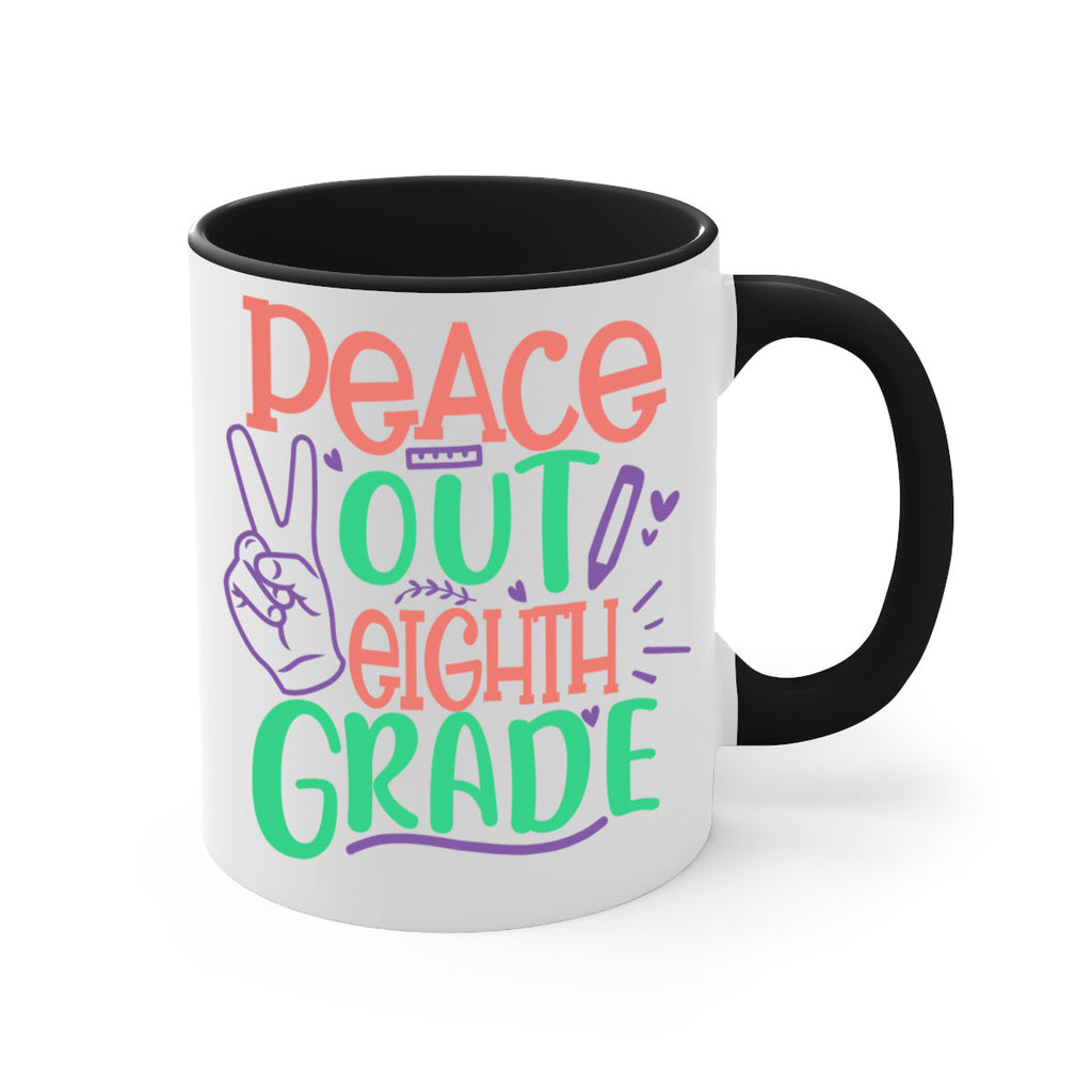 peace out 8th gradee 3#-8th grade-Mug / Coffee Cup
