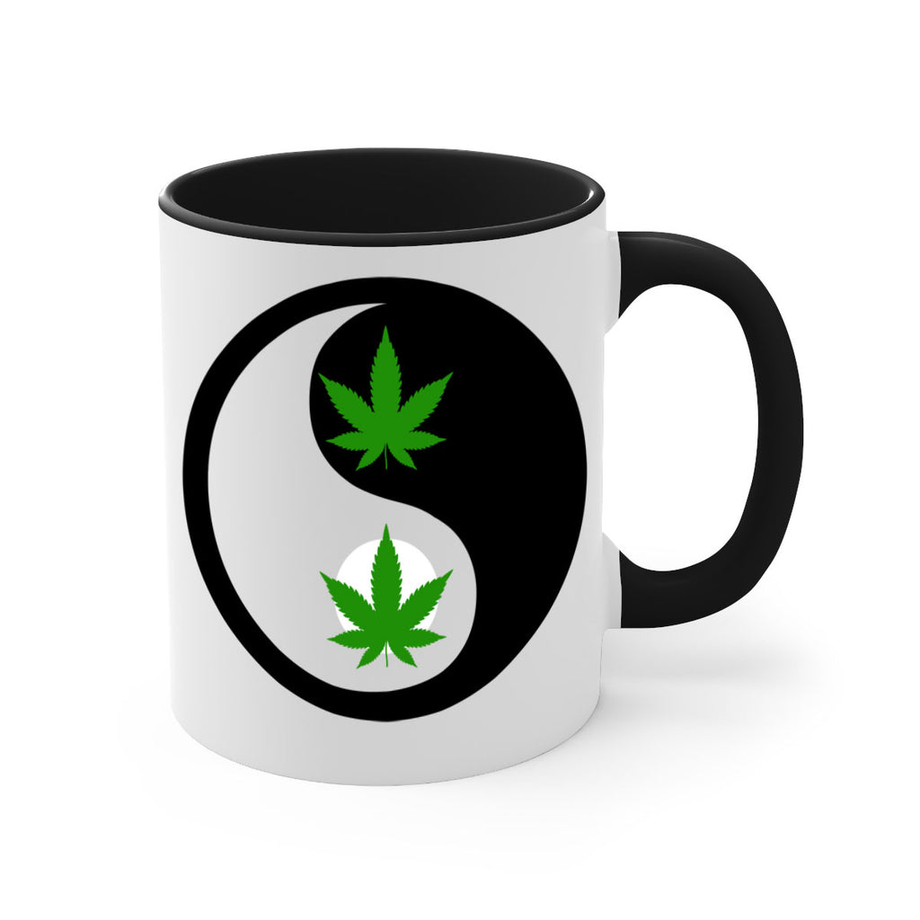 yin and yang weed 311#- marijuana-Mug / Coffee Cup
