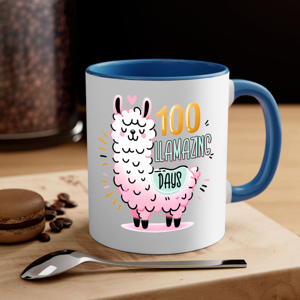 100th Day of School Llama 39#- 100 days-Mug / Coffee Cup