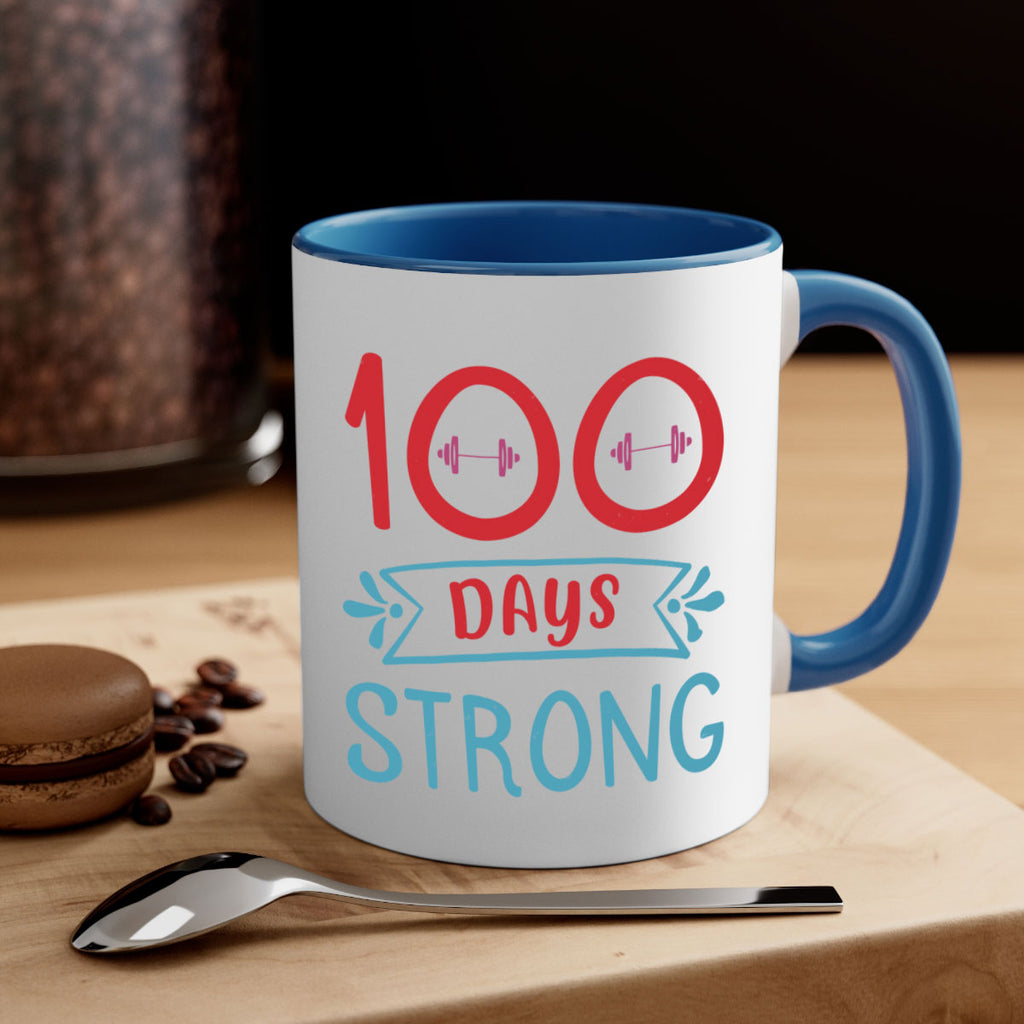 8 days strong 48#- 100 days-Mug / Coffee Cup