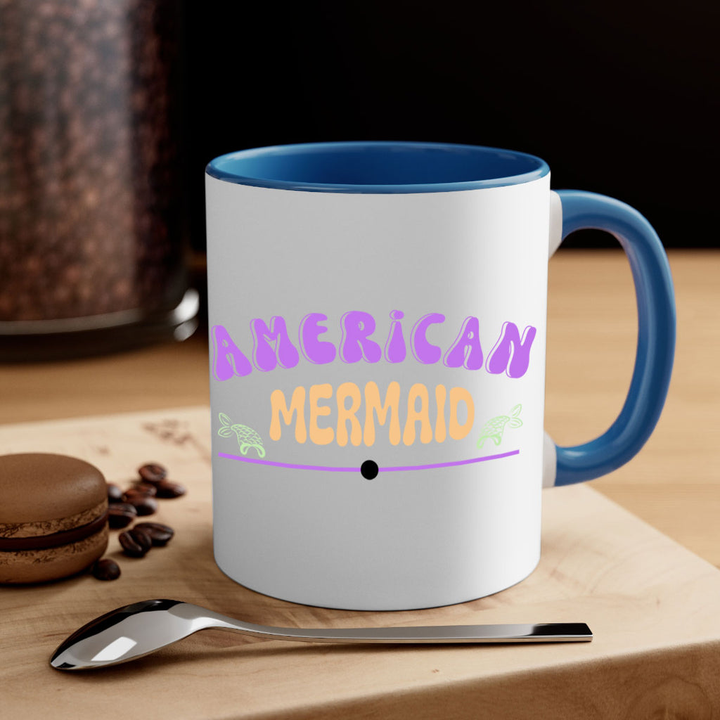 American Mermaid 16#- mermaid-Mug / Coffee Cup