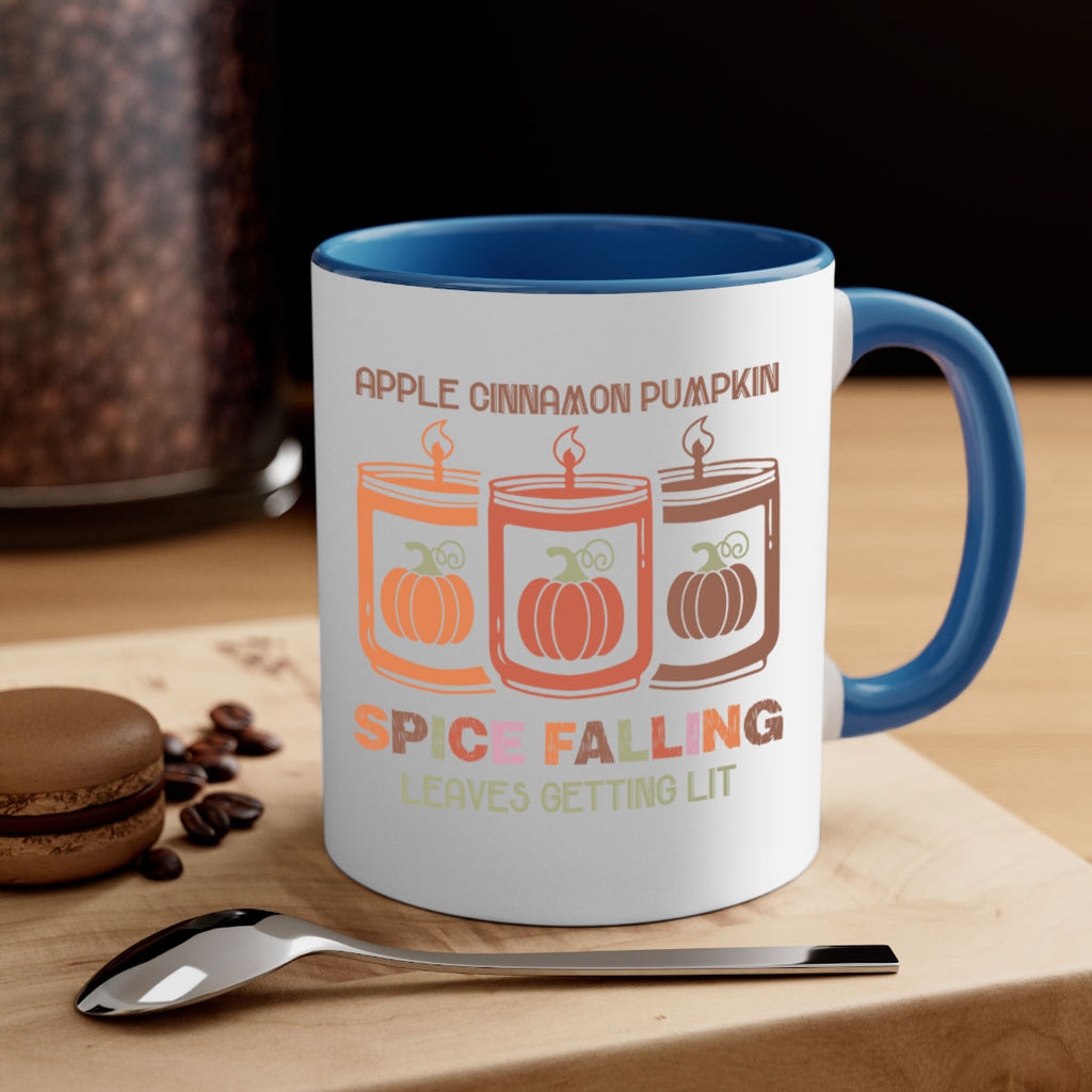 Apple Cinnamon Pumpkin Spice Falling Leaves Getting Lit 11#- fall-Mug / Coffee Cup