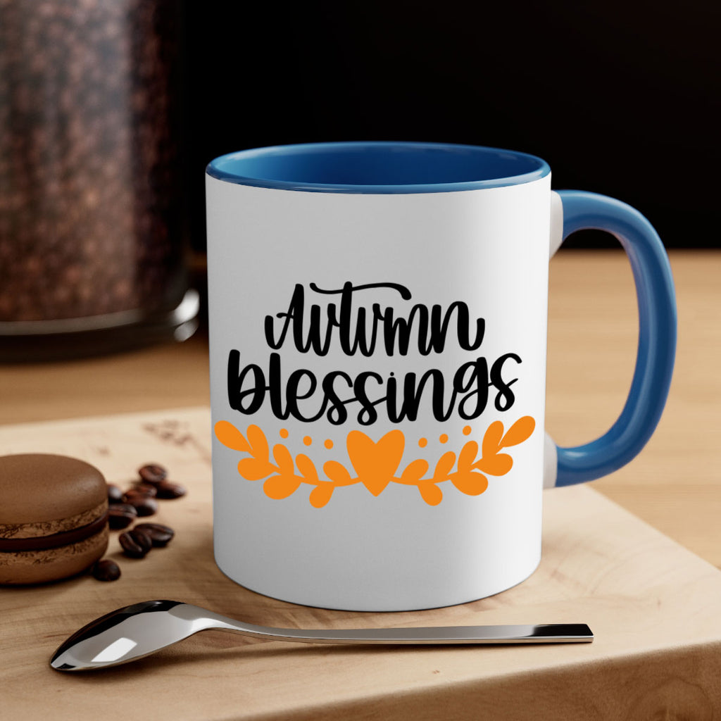Autumn Blessings 472#- fall-Mug / Coffee Cup