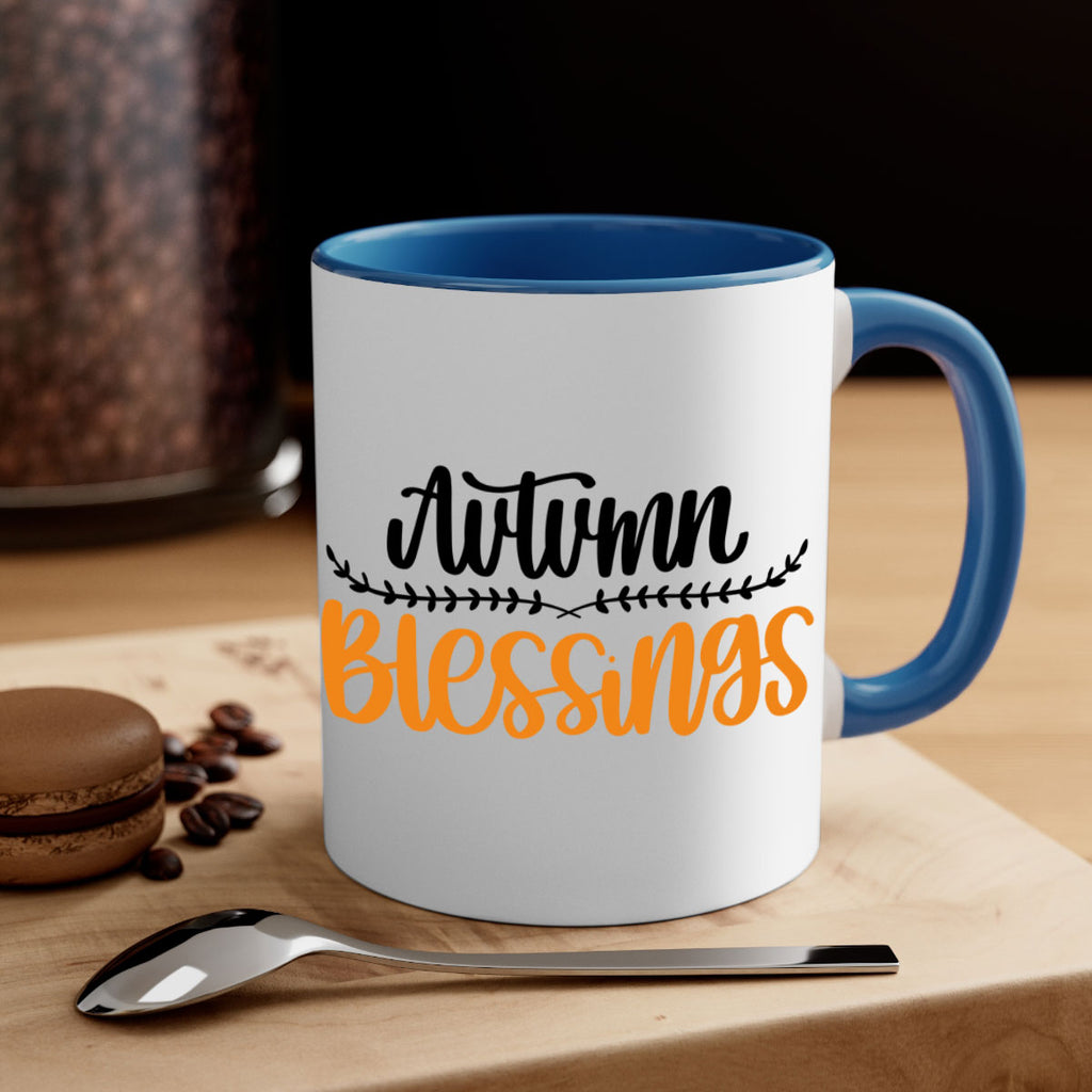 Autumn Blessings 473#- fall-Mug / Coffee Cup