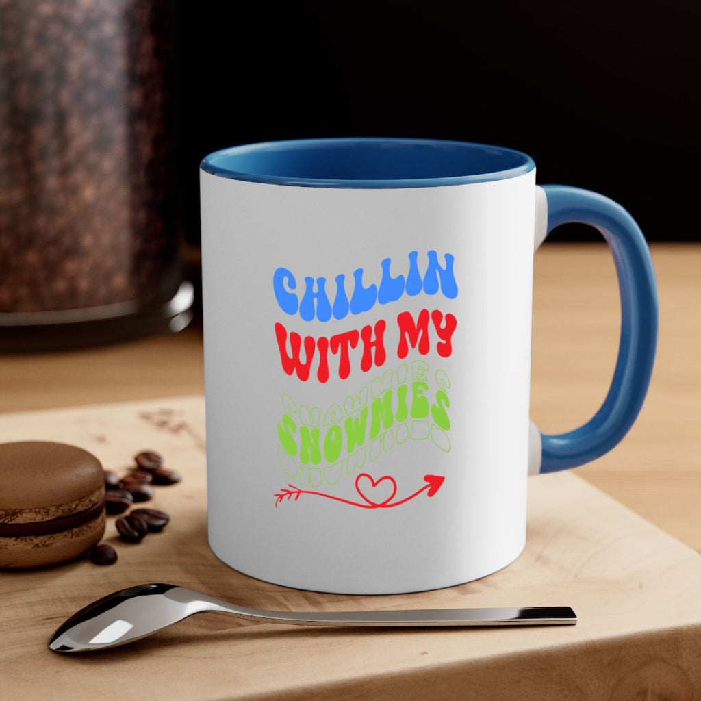 Chillin with my snowmies 42#- winter-Mug / Coffee Cup