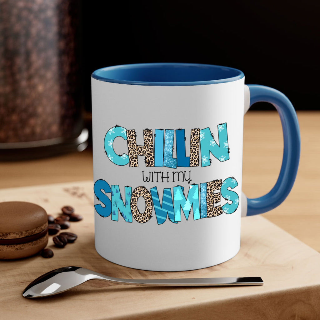Chillin with my snowmies 43#- winter-Mug / Coffee Cup