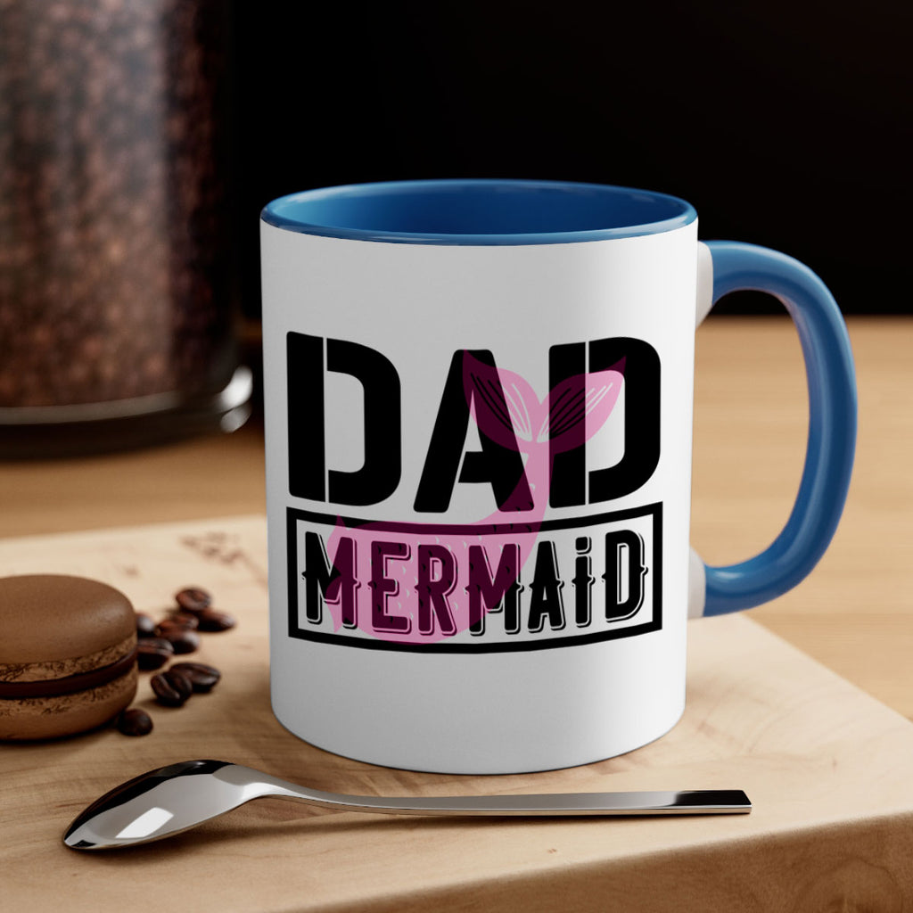 Dad mermaid 111#- mermaid-Mug / Coffee Cup