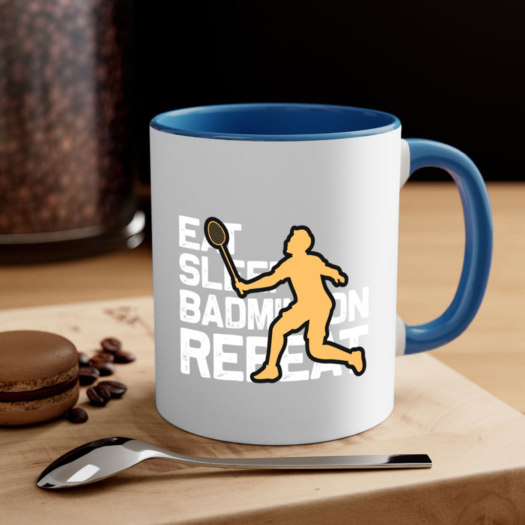Eat 1286#- badminton-Mug / Coffee Cup