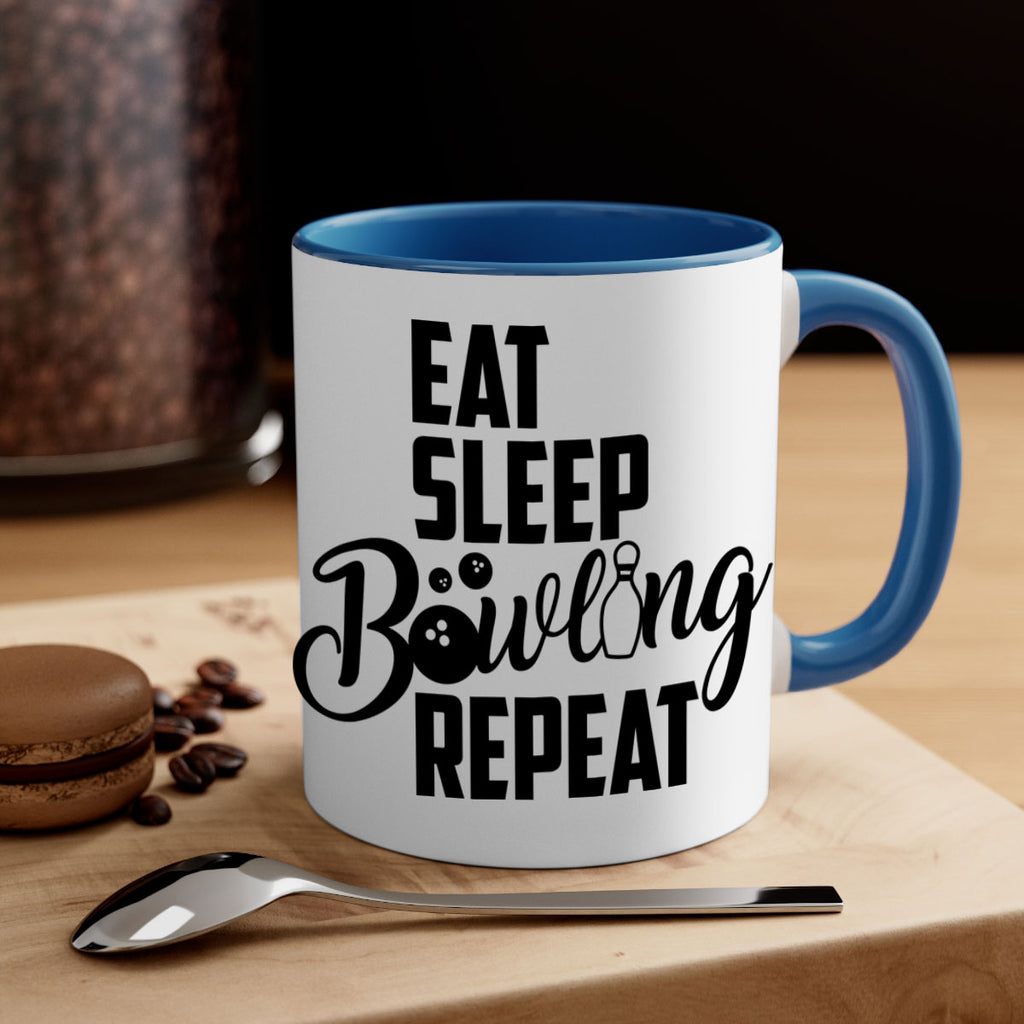 Eat Sleep Bowling Repeat 1322#- bowling-Mug / Coffee Cup
