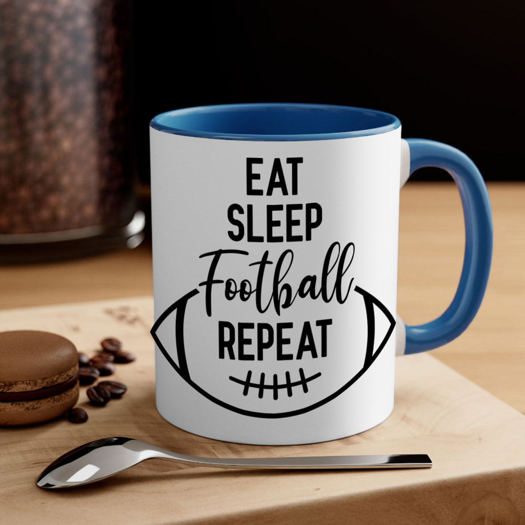 Eat Sleep Football Repeat 1313#- football-Mug / Coffee Cup