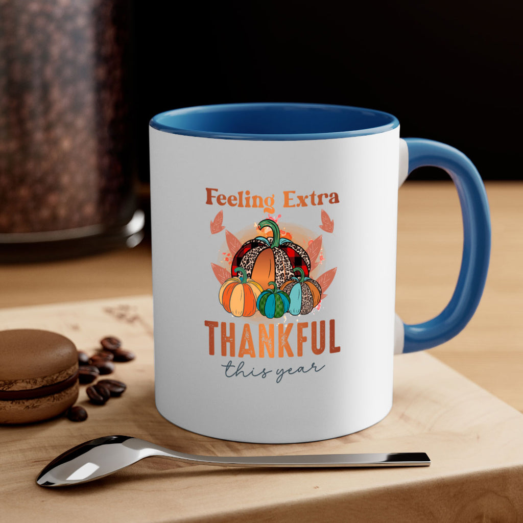 Feeling Extra THankful this year 181#- fall-Mug / Coffee Cup