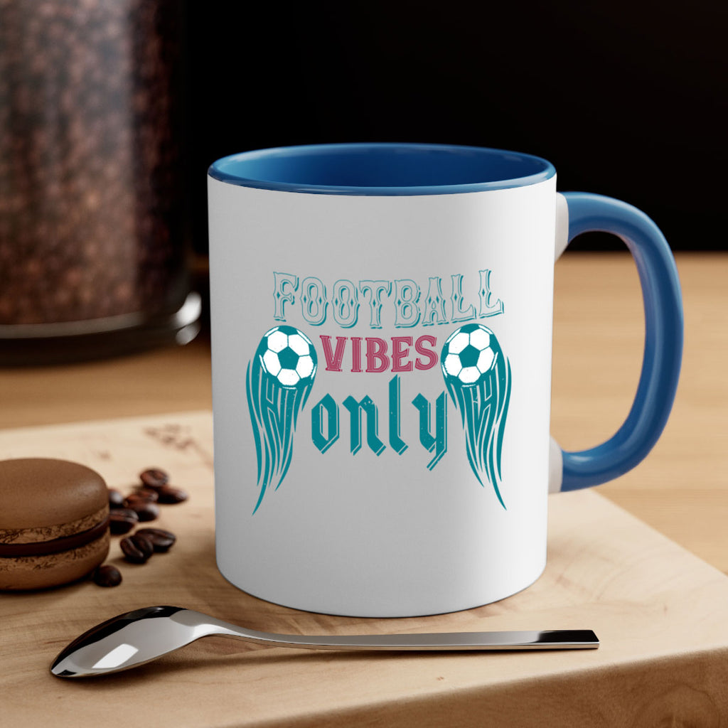 Football vibes only 1232#- football-Mug / Coffee Cup