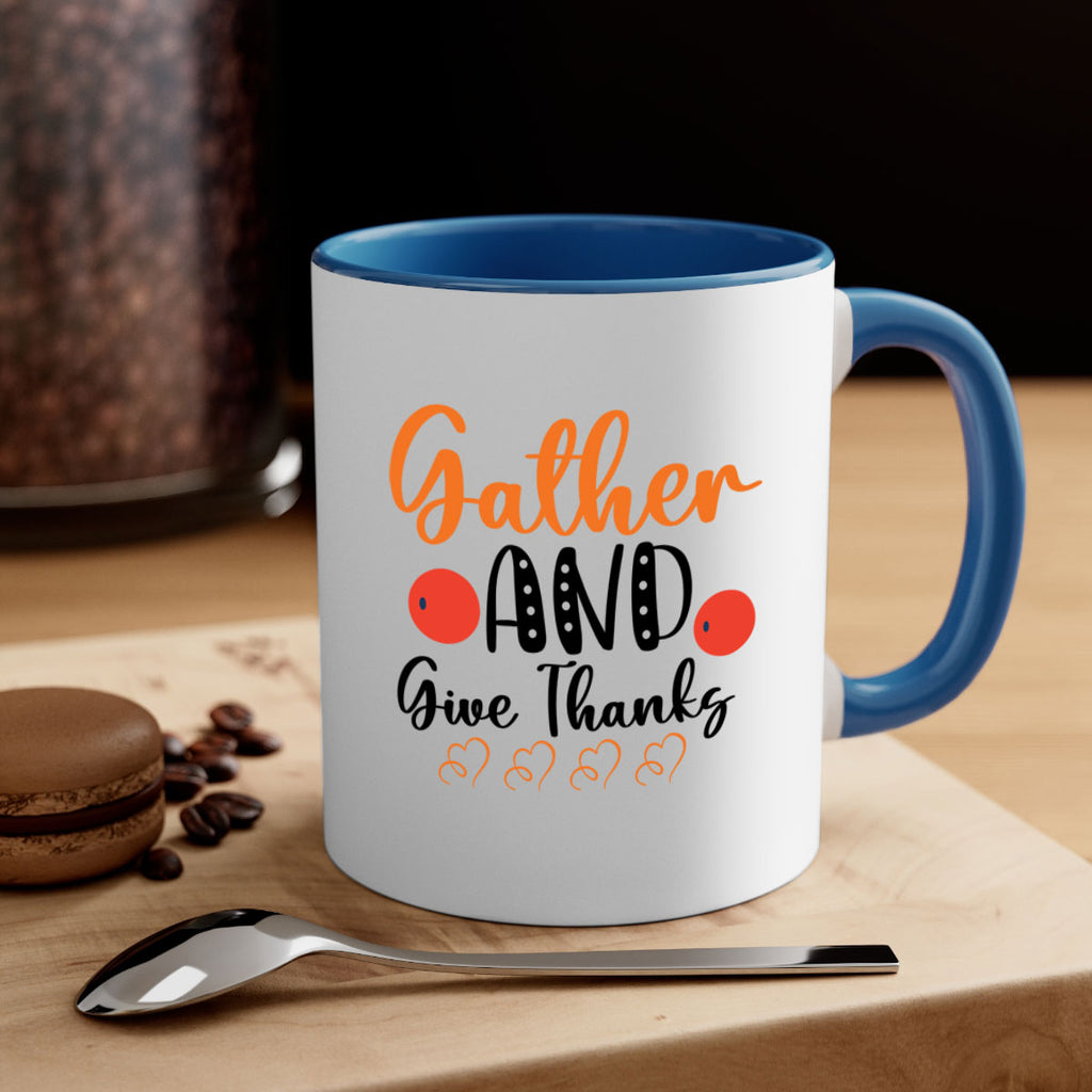 Gather And Give Thanks 188#- fall-Mug / Coffee Cup