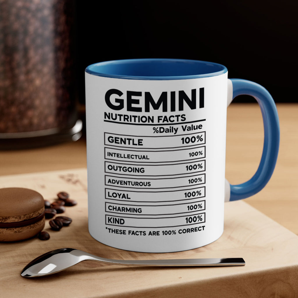Gemini Nutrition Facts 220#- zodiac-Mug / Coffee Cup