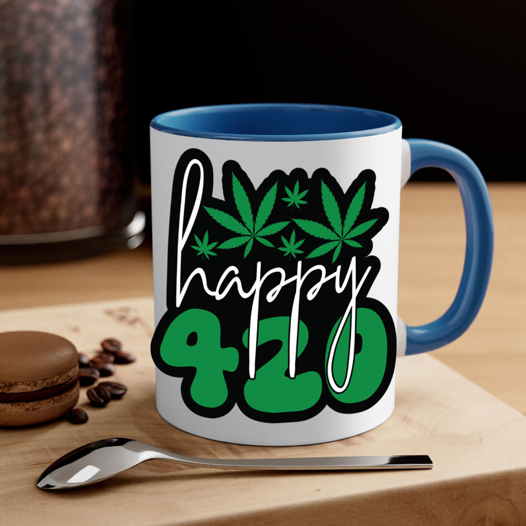 Happy 420 102#- marijuana-Mug / Coffee Cup