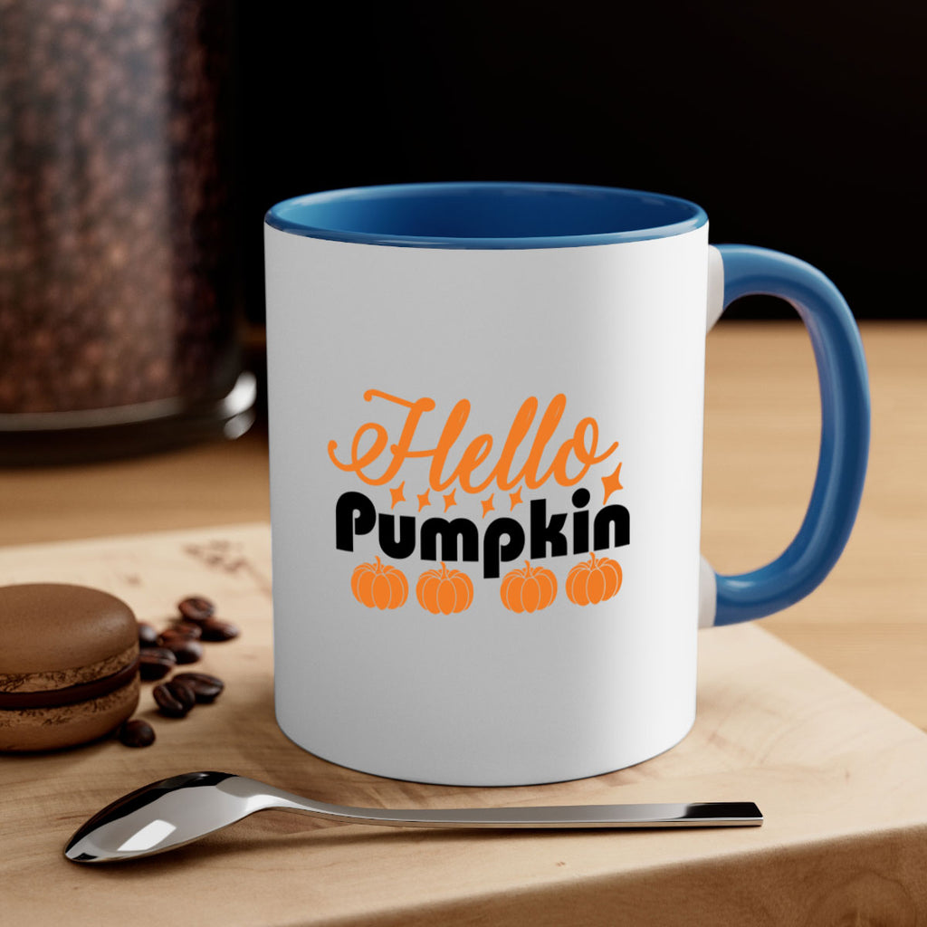 Hello Pumpkin 292#- fall-Mug / Coffee Cup