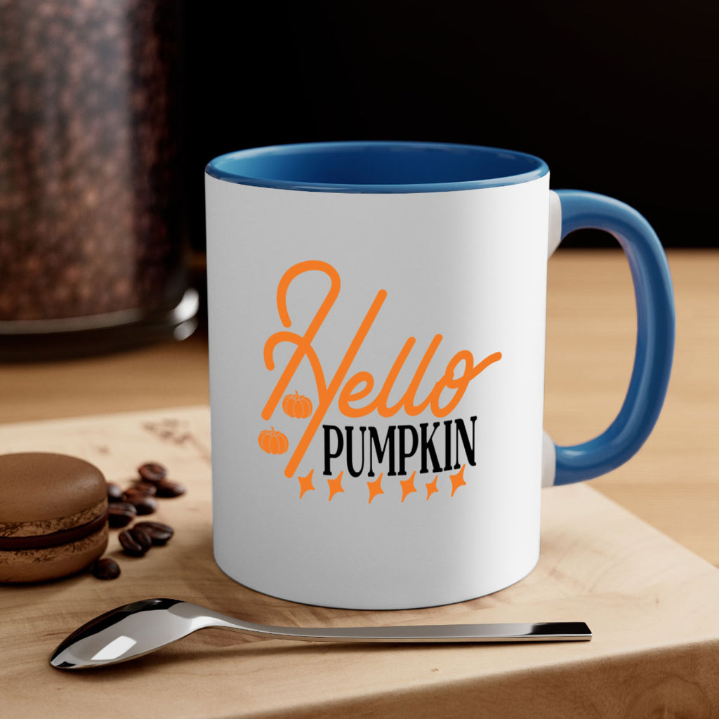 Hello Pumpkin 293#- fall-Mug / Coffee Cup