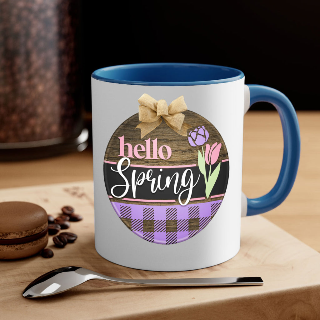 Hello spring plaid Mockup205#- spring-Mug / Coffee Cup