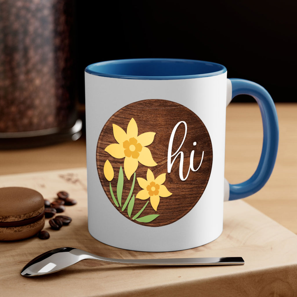 Hi daffodil flower Mockup235#- spring-Mug / Coffee Cup