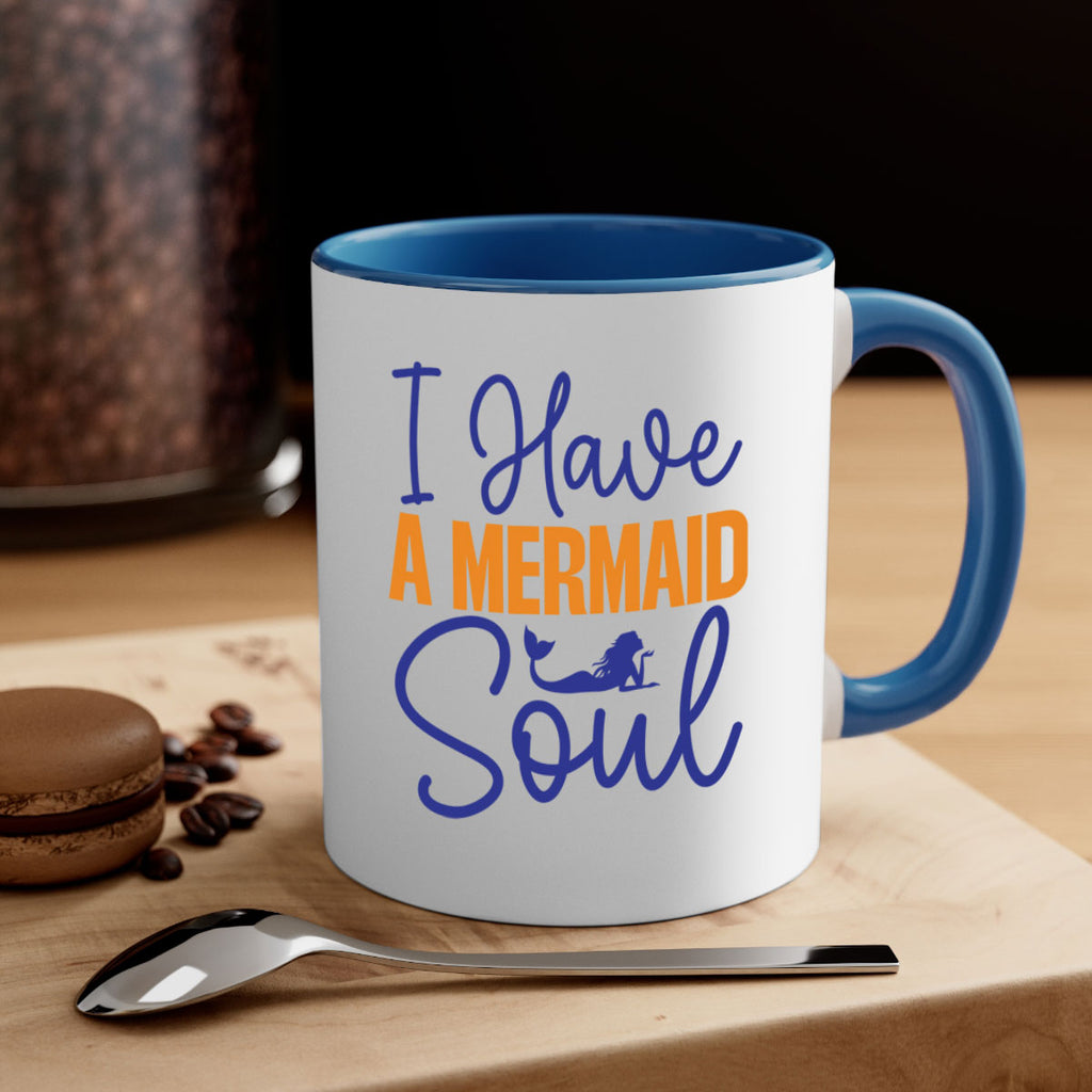 I Have a Mermaid Soul 205#- mermaid-Mug / Coffee Cup