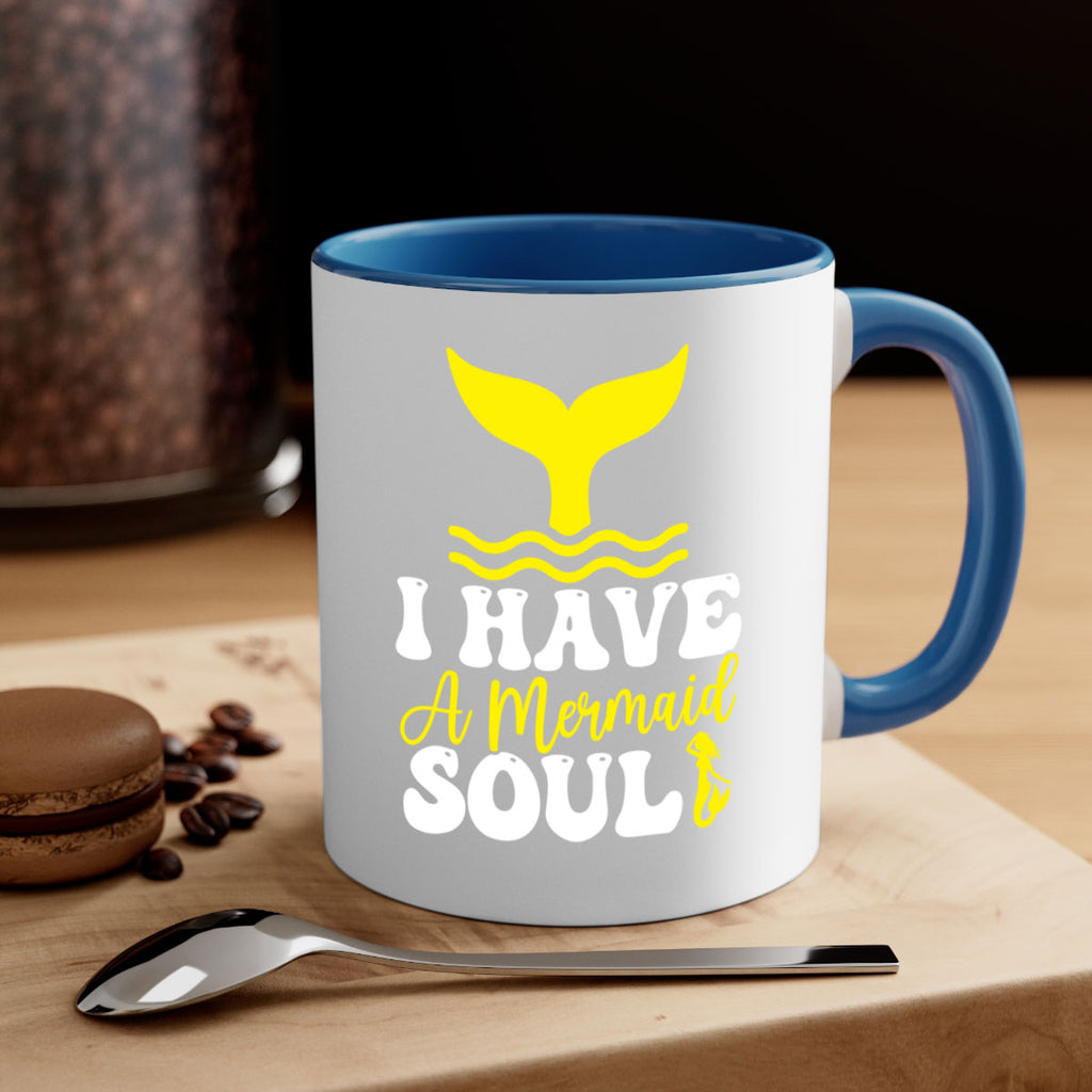I Have a Mermaid Soul 206#- mermaid-Mug / Coffee Cup