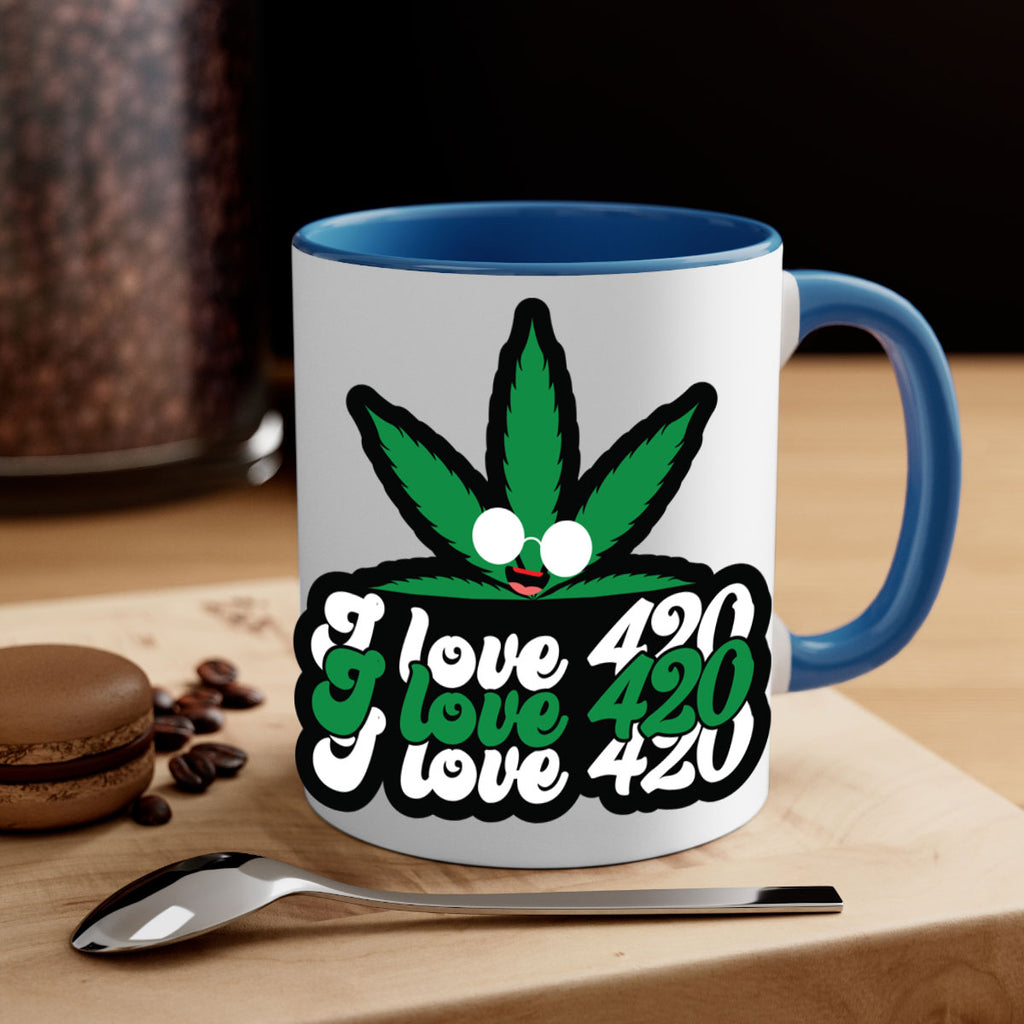 I love 420 123#- marijuana-Mug / Coffee Cup